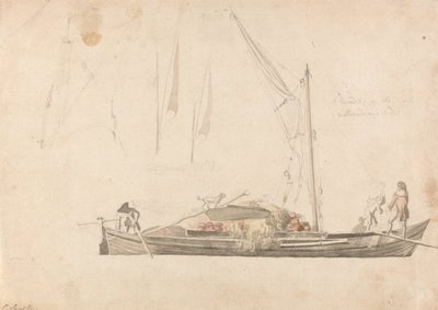 Cargo Boat by Paul Sandby